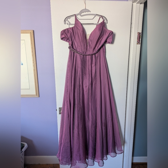 The Secret Dress Dresses & Skirts - The Secret Dress Elegant Purple Evening Gown